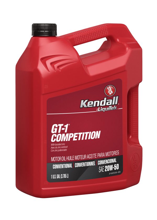 Kendall GT-1 Competition 20w-50 Gallon Dunk