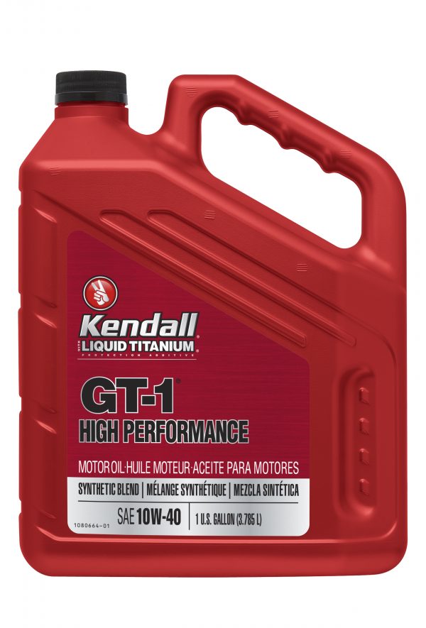 Kendall GT-1 High Performance Syntetic Blend 10w-40  Gallon Dunk