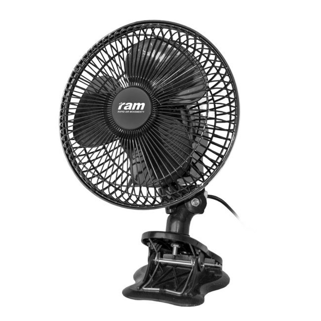 RAM Multi Fläkt med svängande funktion, diameter 180 mm, 20 W