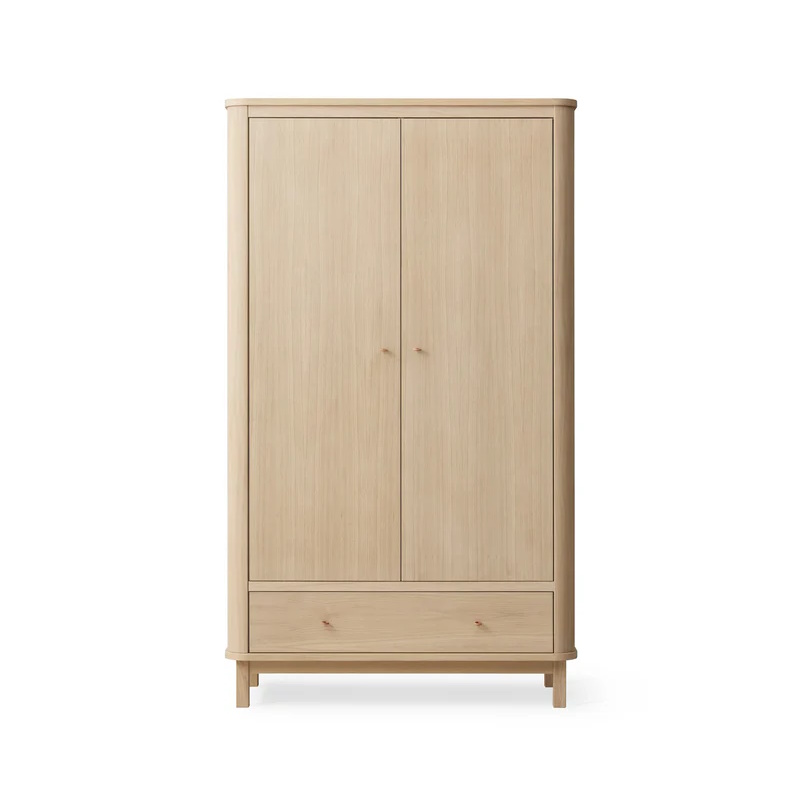 Garderob 2 dörrar Wood ek Oliver Furniture 