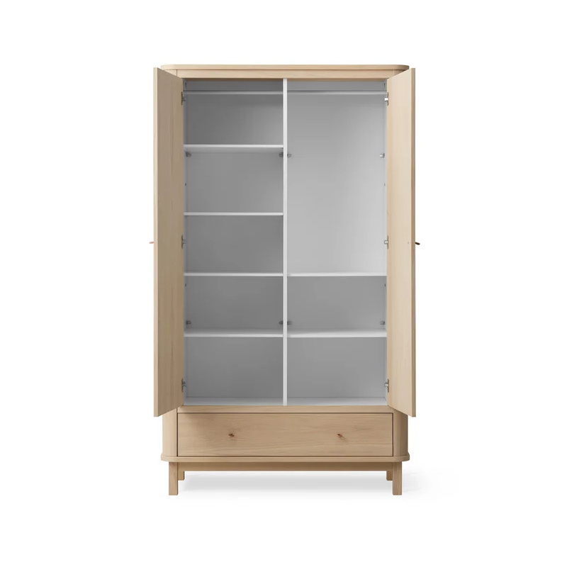 Garderob 2 dörrar Wood ek Oliver Furniture  - 3