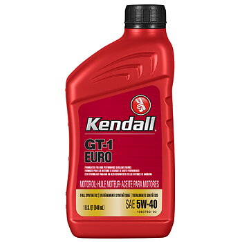 Kendall GT-1 Euro 5w-40 FS 1 qt