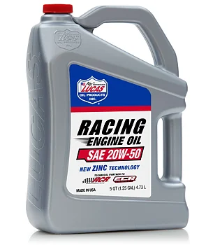 Lucas Racing Only 20w-50 5qt
