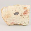 Börje Skohg (1960s) Unique Relief Wall Plaque with Modern Bird Motif 23 cm 