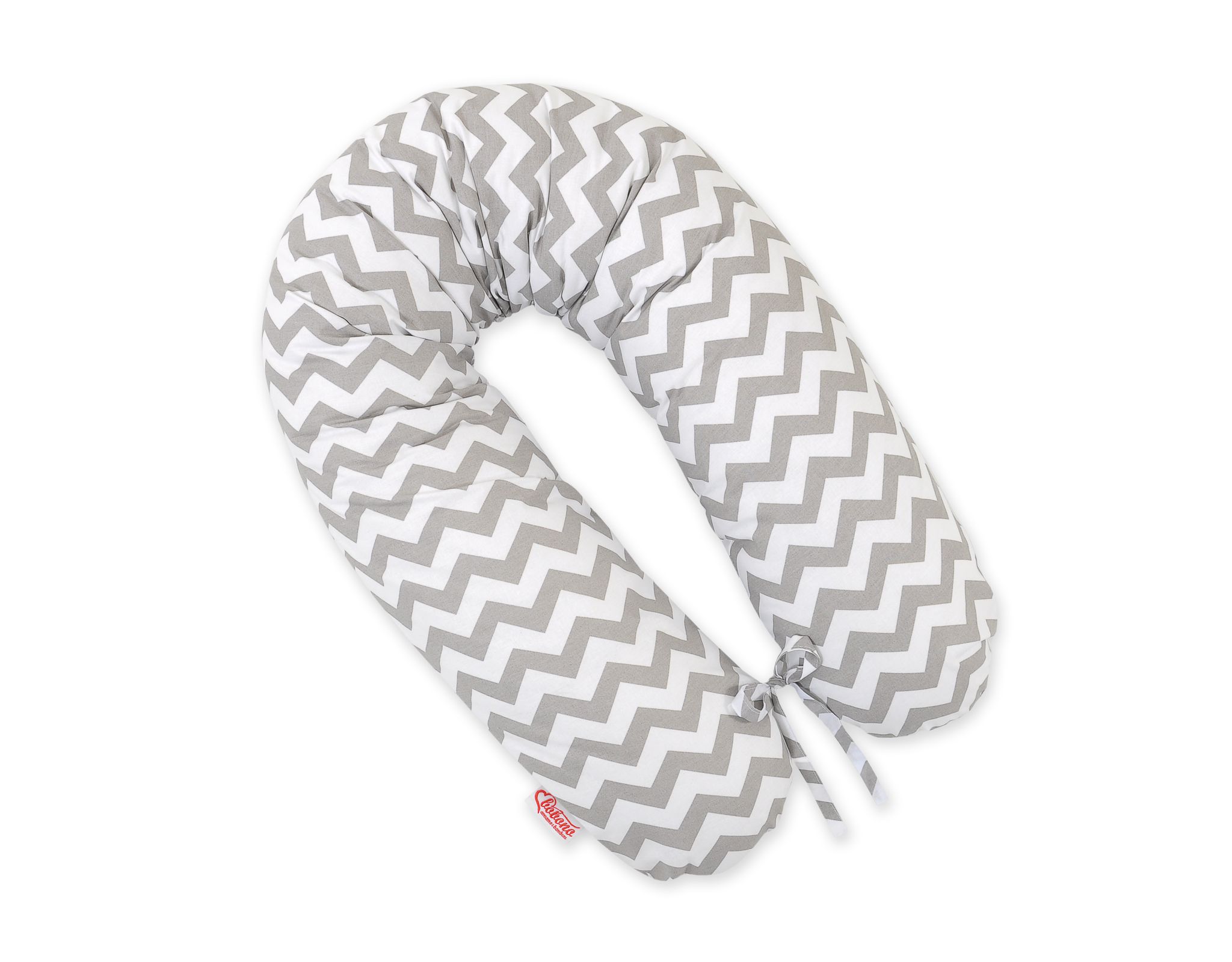 Bobono Amningskudde, Gravidkudde Lång, Chevron grey
