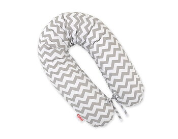 Bobono Amningskudde, Gravidkudde Lång, Chevron grey