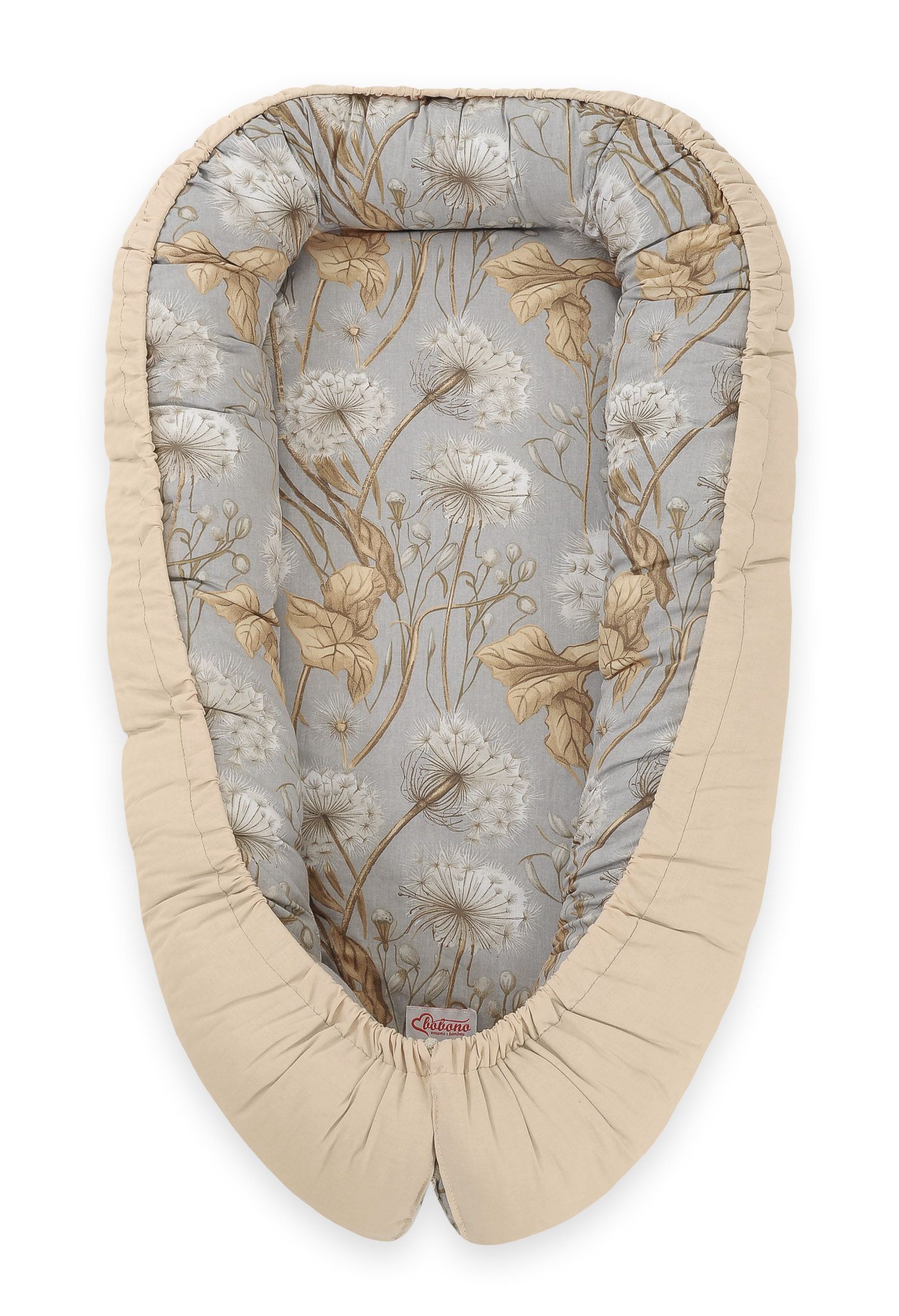 Babynest Bobono Cocoon Premium Dandelions Grey/Beige