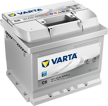 VARTA Silver Dynamic Batteri 12V 52AH 520CCA (207x175x175/175) +höger C6