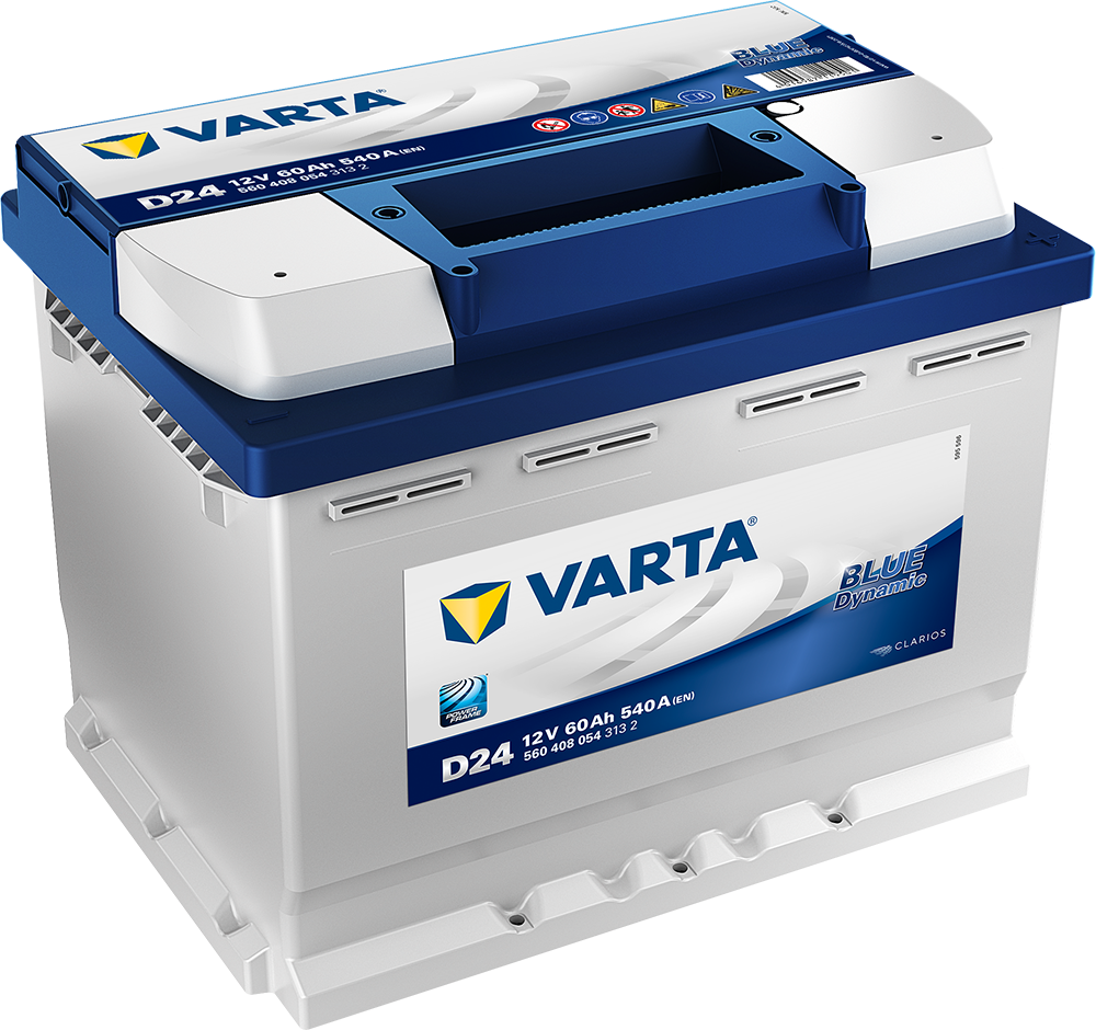VARTA Blue Dynamic Batteri 12V 60AH 540CCA (242x175x190/190mm) +höger D24