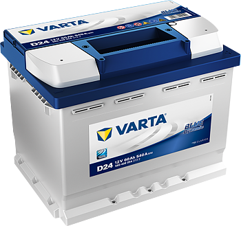VARTA Blue Dynamic Batteri 12V 60AH 540CCA (242x175x190/190mm) +höger D24