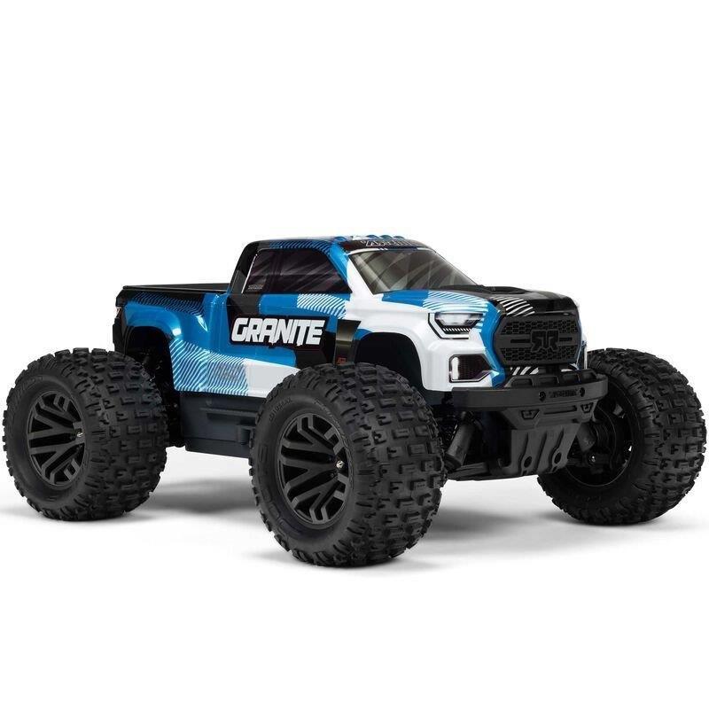 ARRMA 1/10 GRANITE 223S DSC 4X4 RTR Brushless Monster Truck, Blue - 14