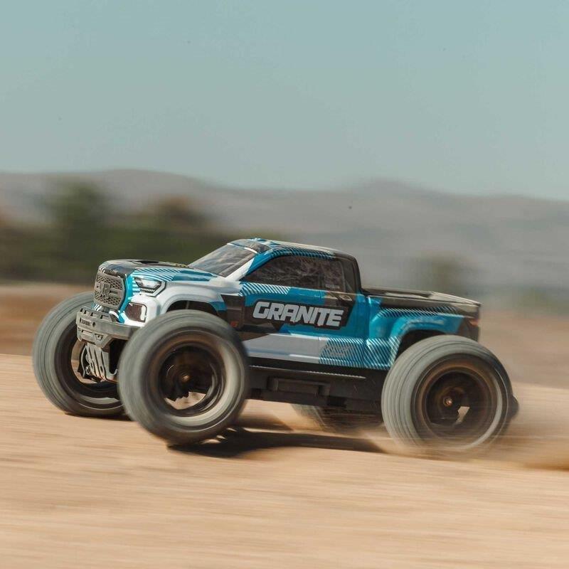 ARRMA 1/10 GRANITE 223S DSC 4X4 RTR Brushless Monster Truck, Blue - 5