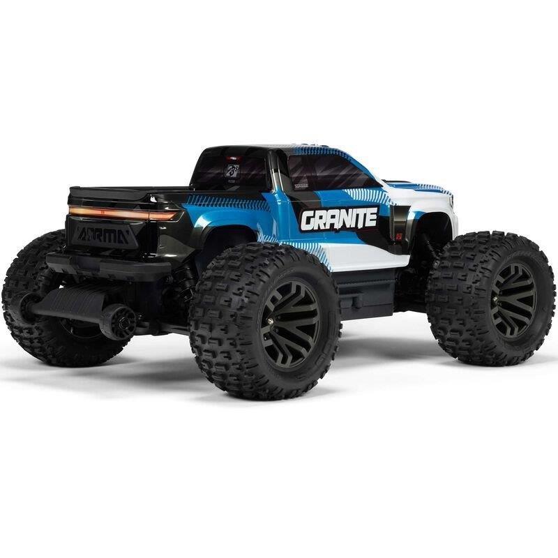 ARRMA 1/10 GRANITE 223S DSC 4X4 RTR Brushless Monster Truck, Blue - 13