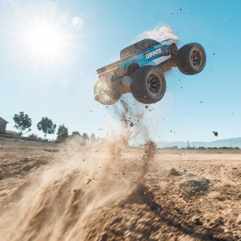 ARRMA 1/10 GRANITE 223S DSC 4X4 RTR Brushless Monster Truck, Blue - 4