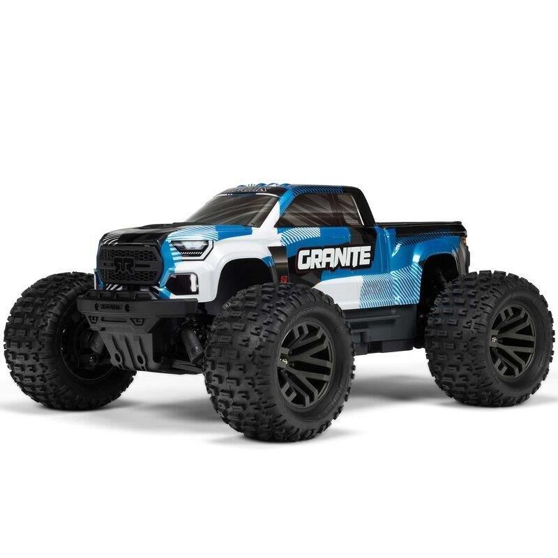 ARRMA 1/10 GRANITE 223S DSC 4X4 RTR Brushless Monster Truck, Blue - 2