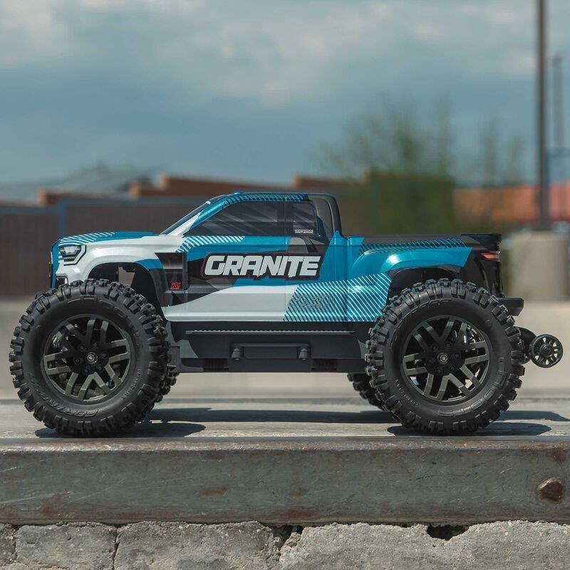 ARRMA 1/10 GRANITE 223S DSC 4X4 RTR Brushless Monster Truck, Blue - 6