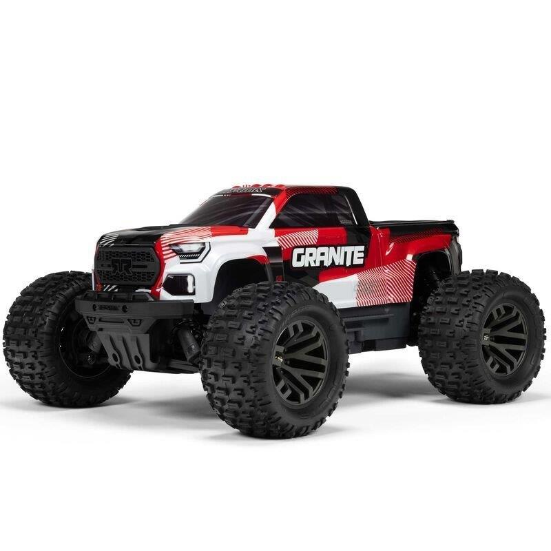 ARRMA 1/10 GRANITE 223S DSC 4X4 RTR Brushless Monster Truck, Red - 2