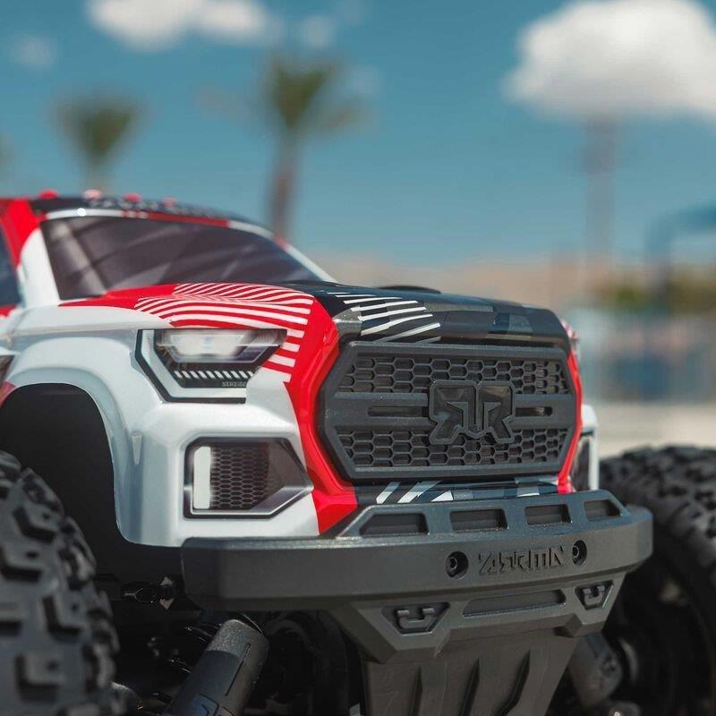 ARRMA 1/10 GRANITE 223S DSC 4X4 RTR Brushless Monster Truck, Red - 10
