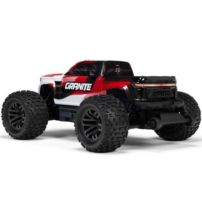 ARRMA 1/10 GRANITE 223S DSC 4X4 RTR Brushless Monster Truck, Red - 17
