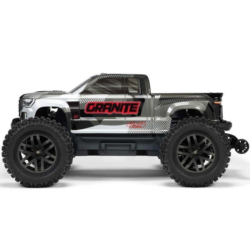 ARRMA 1/10 GRANITE 223S DSC 4X4 RTR Brushless Monster Truck, Gun Metal - 9