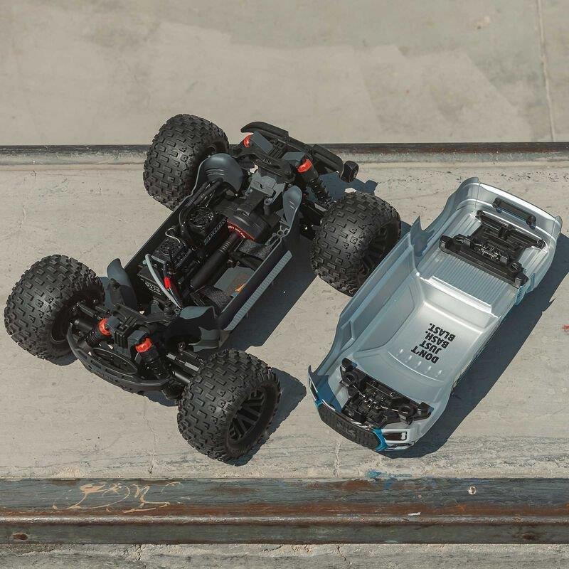 ARRMA 1/10 GRANITE 223S DSC 4X4 RTR Brushless Monster Truck, Gun Metal - 21