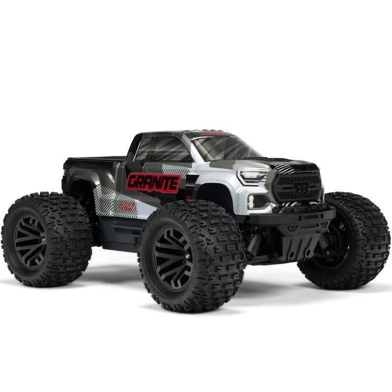 ARRMA 1/10 GRANITE 223S DSC 4X4 RTR Brushless Monster Truck, Gun Metal - 14