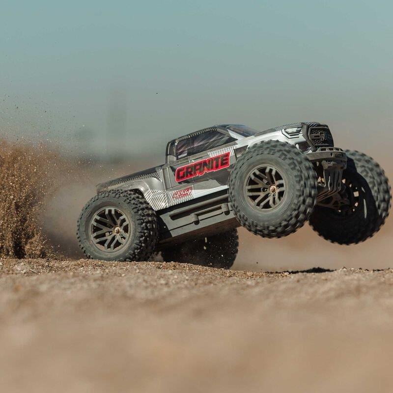 ARRMA 1/10 GRANITE 223S DSC 4X4 RTR Brushless Monster Truck, Gun Metal - 5