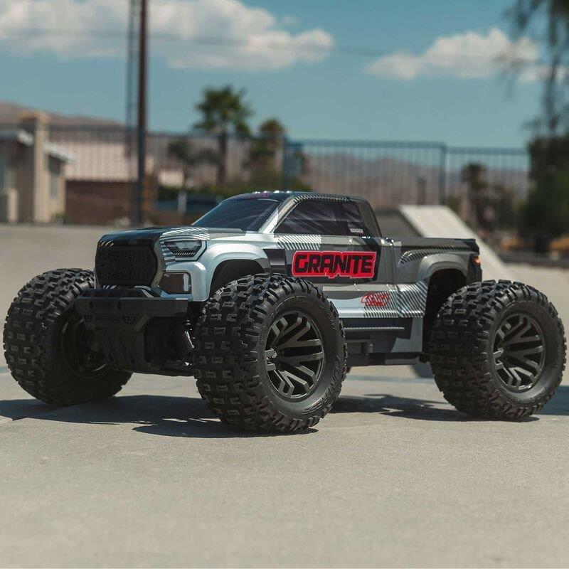 ARRMA 1/10 GRANITE 223S DSC 4X4 RTR Brushless Monster Truck, Gun Metal - 7