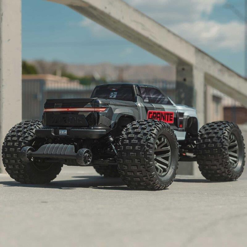 ARRMA 1/10 GRANITE 223S DSC 4X4 RTR Brushless Monster Truck, Gun Metal - 6