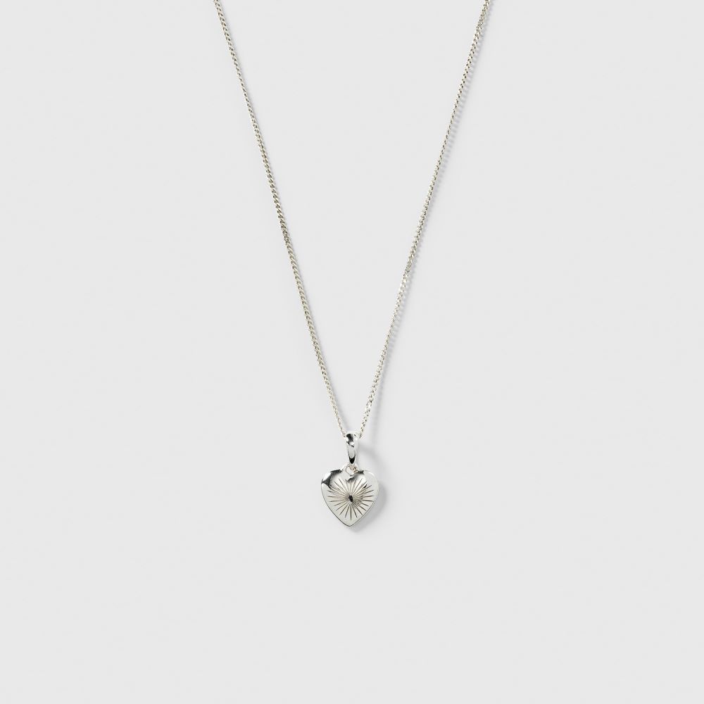 Syster P Sunburst halsband silver