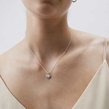 Syster P Sunburst halsband silver