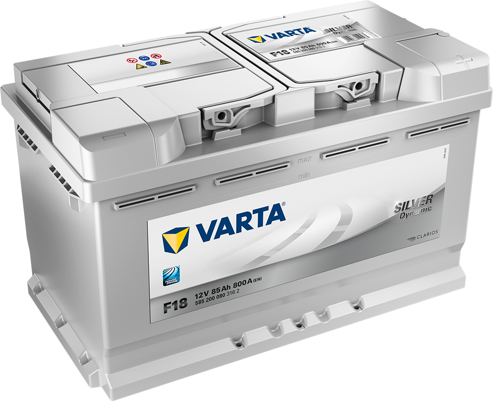 VARTA Silver Dynamic Batteri 12V 85AH 800CCA (315x175x175/175mm) +höger F18