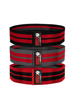 Glute Bands 3-Pack, black/red/grey