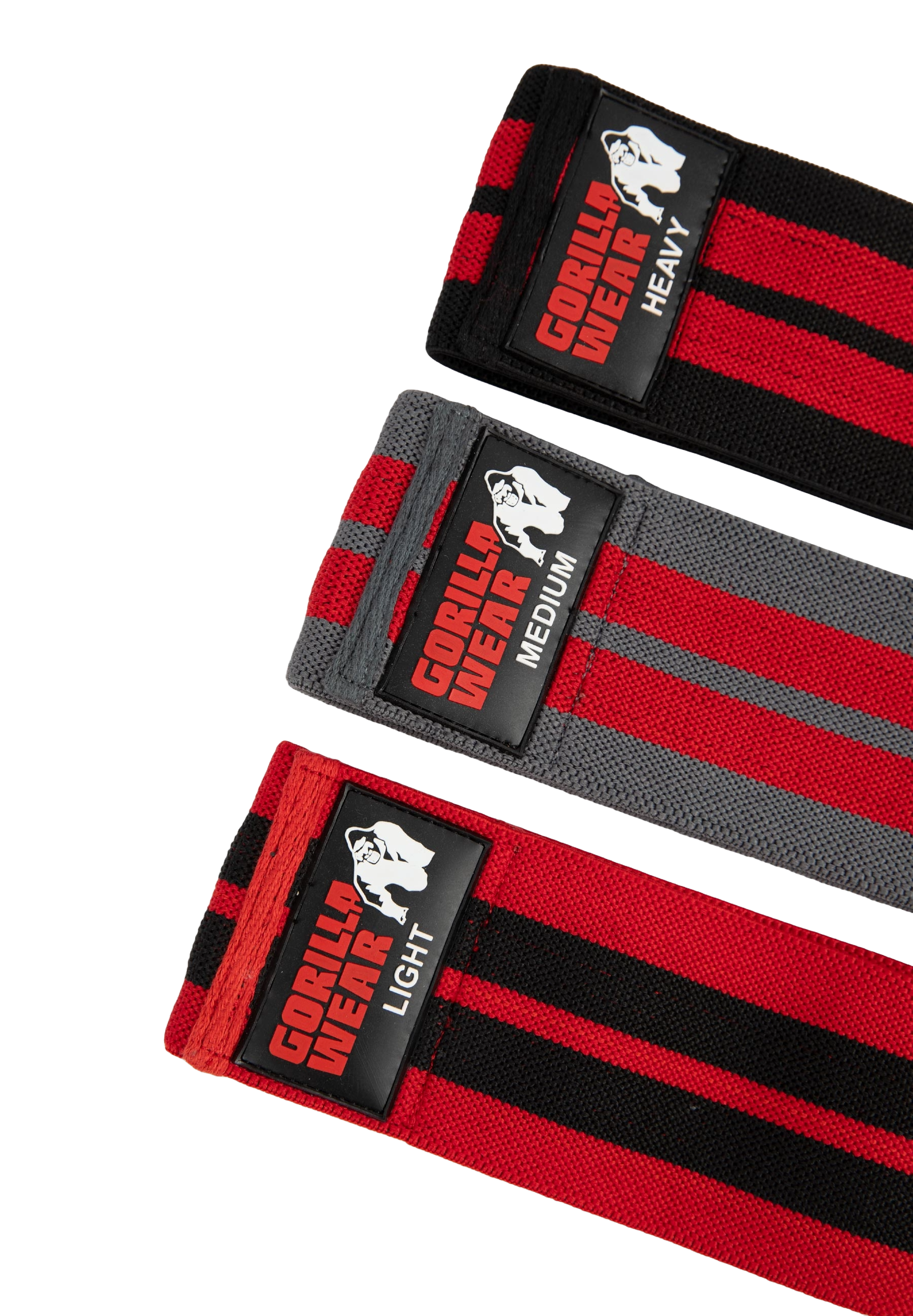 Glute Bands 3-Pack, black/red/grey - 4