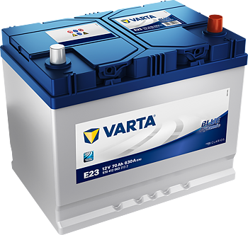 VARTA Blue Dynamic Batteri 12V 70AH 630CCA (261x175x200/220mm) +höger E23