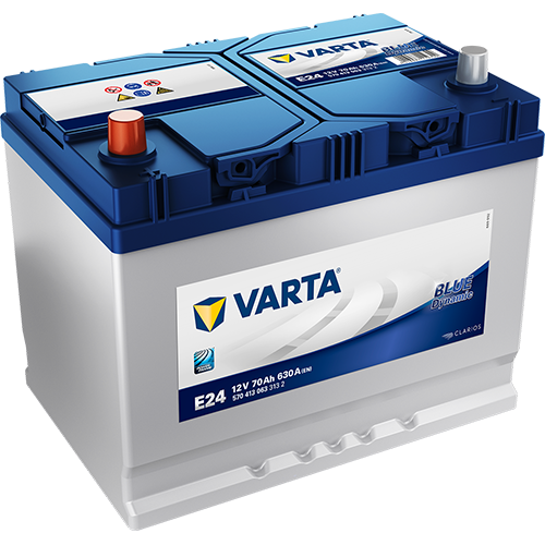 VARTA Blue Dynamic Batteri 12V 70AH 630CCA (261x175x200/220mm) +vänster E24