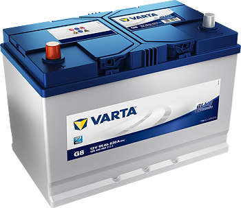 VARTA Startbatteri Blue Dynamic 12V 95AH 830CCA (306x173x200/225mm) +vänster G8