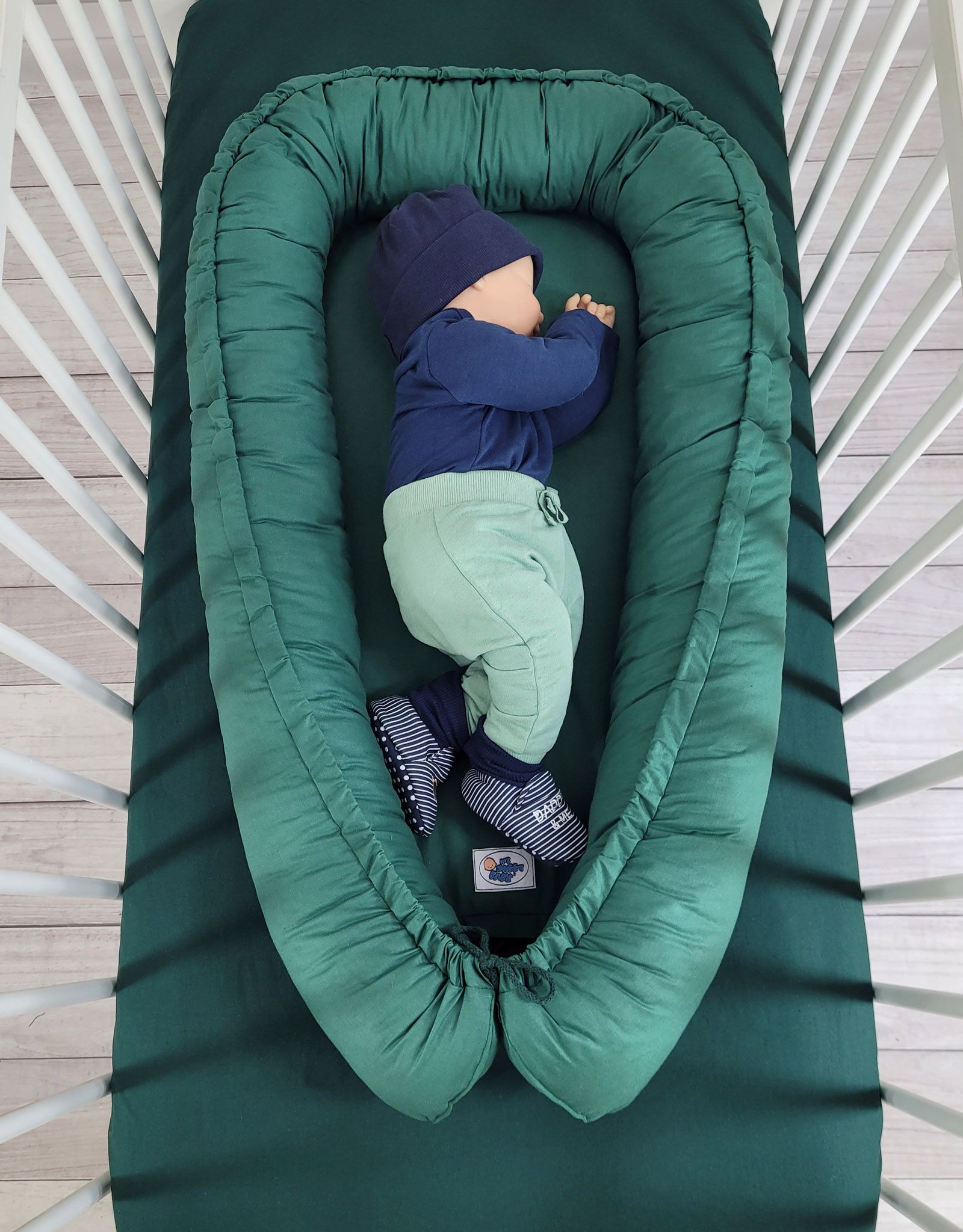 Babynest Bobono Cocoon Premium Bottle green - 4