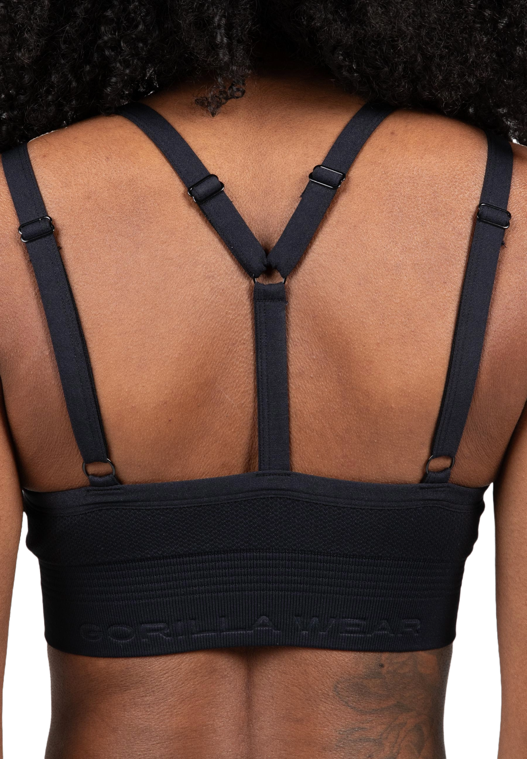 Whitney Seamless Sports Bra, black - 7