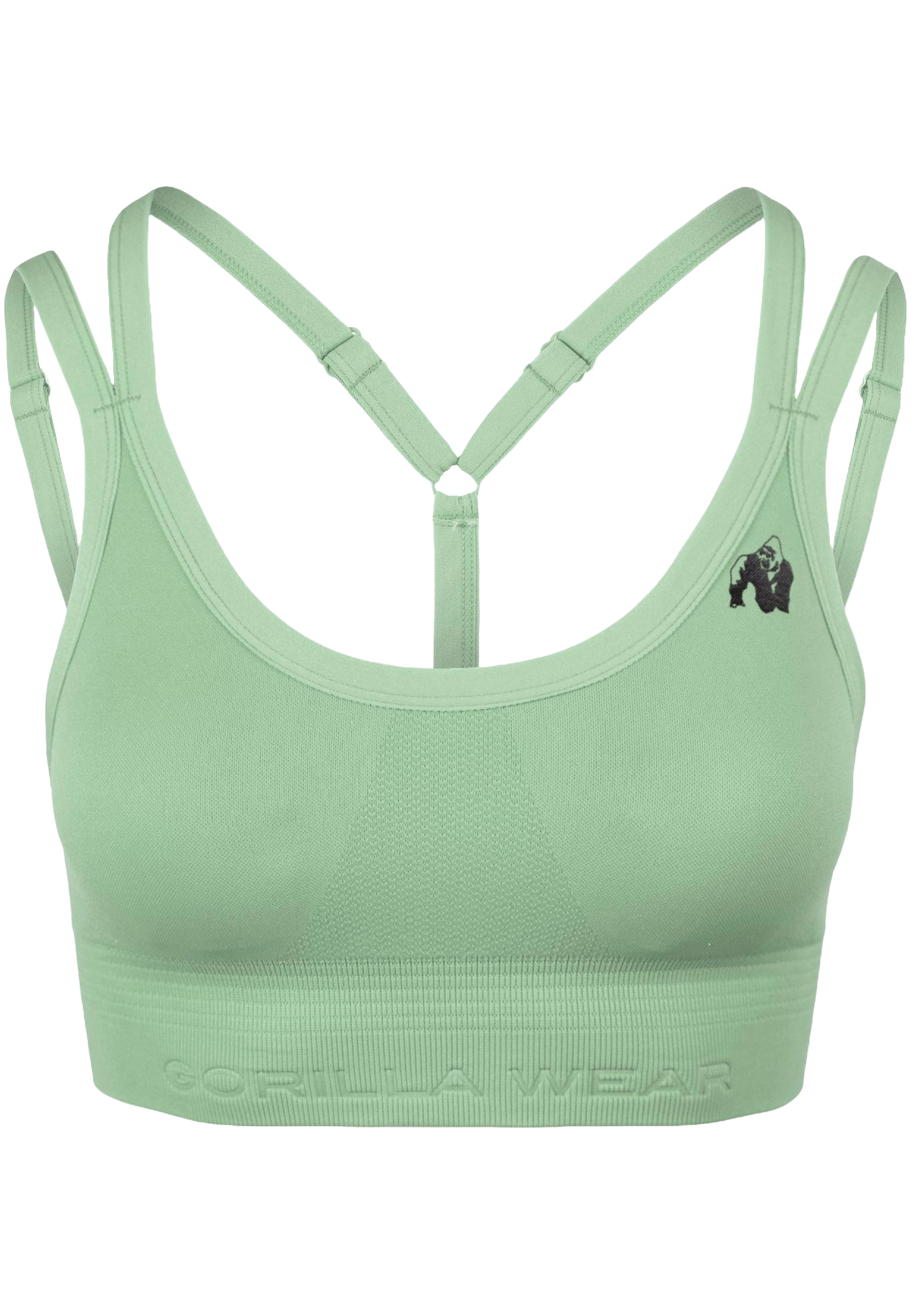 Whitney Seamless Sports Bra, green - 5