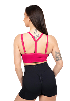 Whitney Seamless Sports Bra, pink
