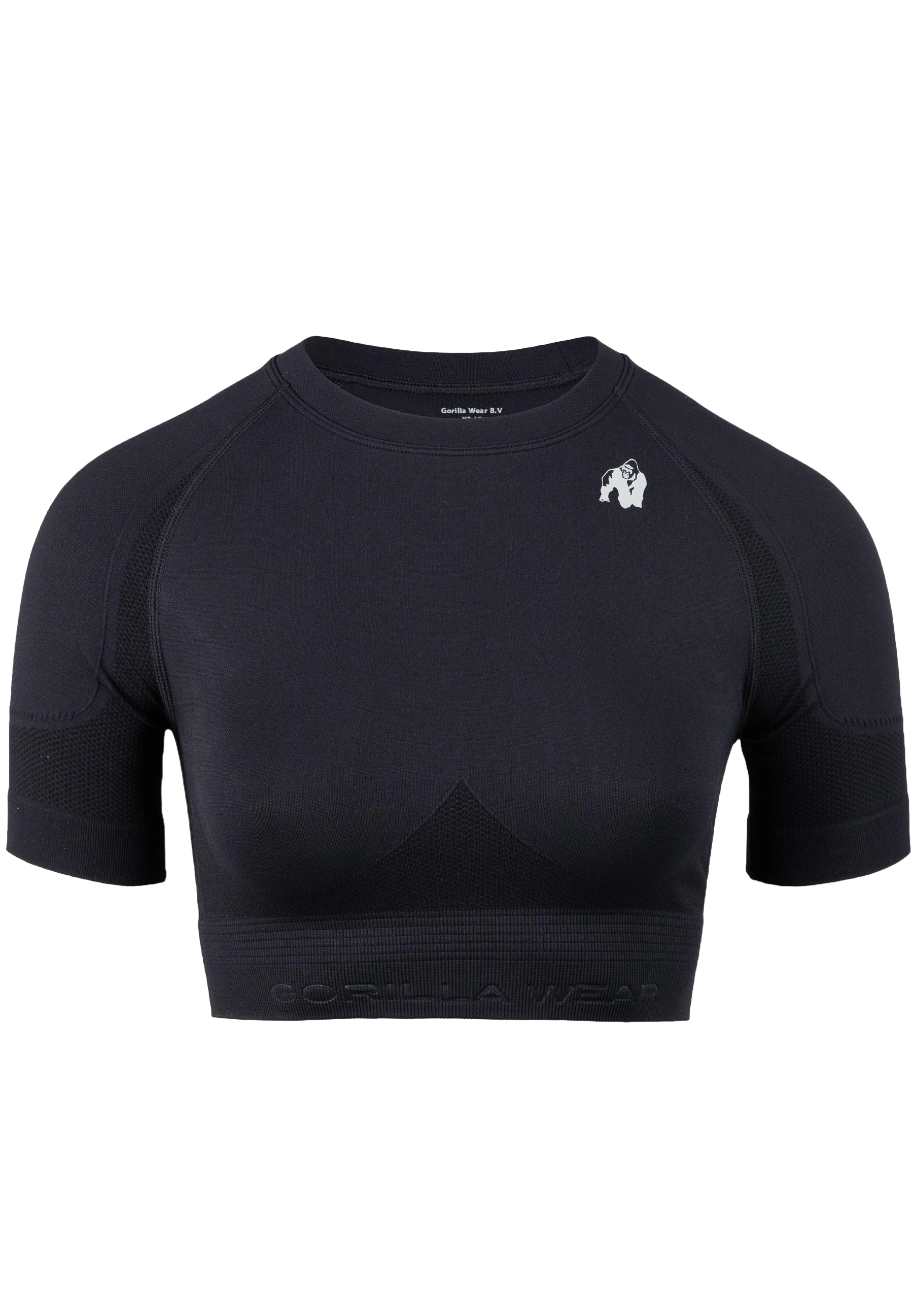 Whitney Seamless Crop Top, black - 5