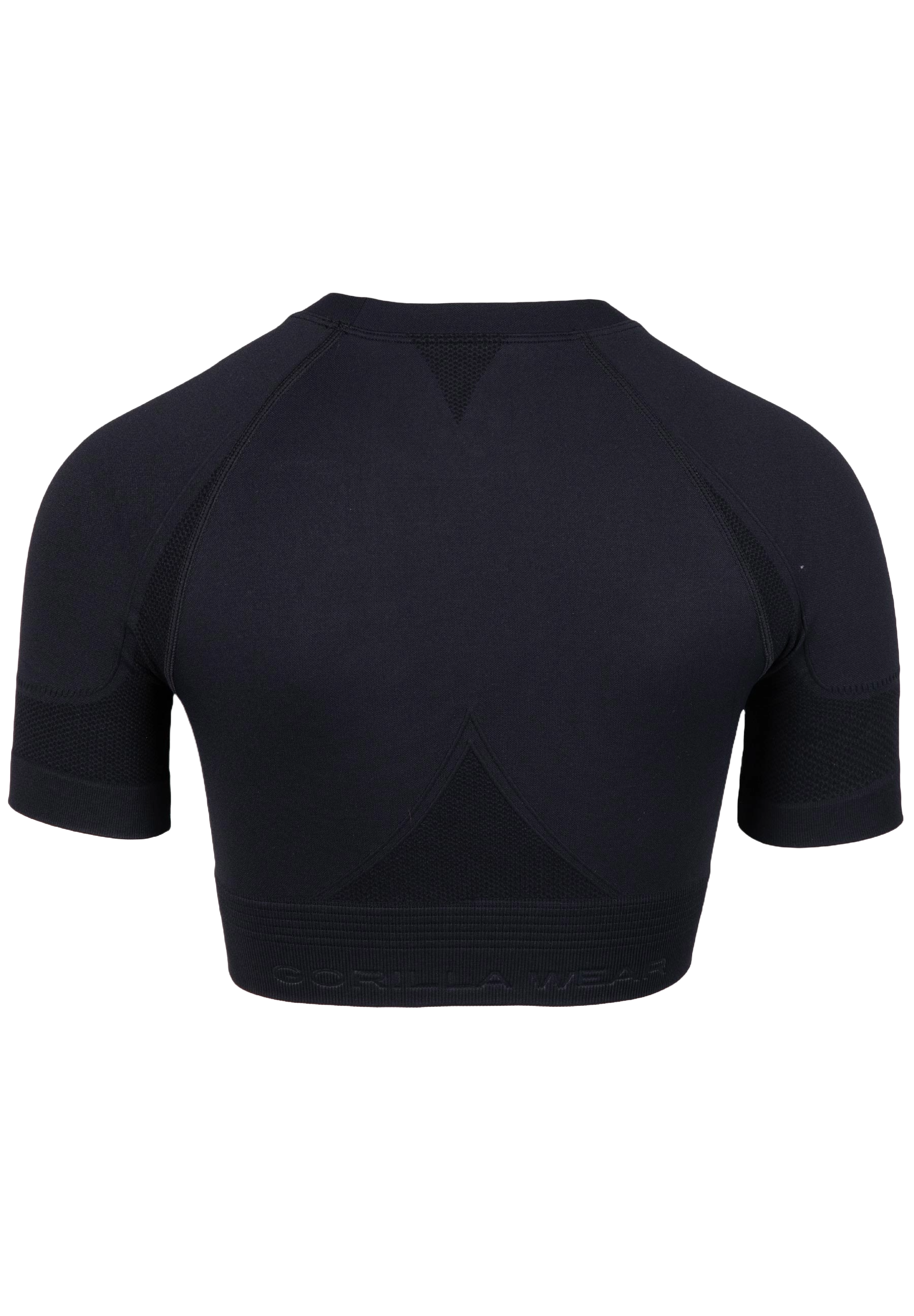 Whitney Seamless Crop Top, black - 6