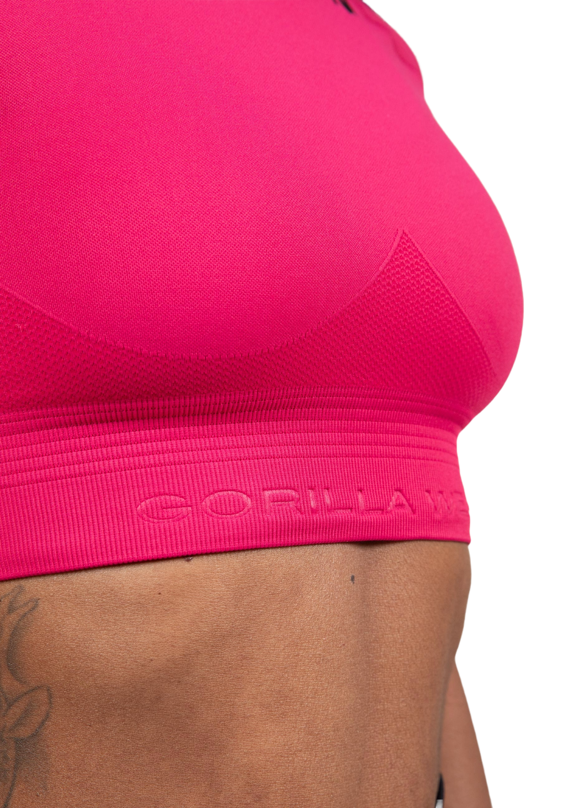 Whitney Seamless Crop Top, pink - 8