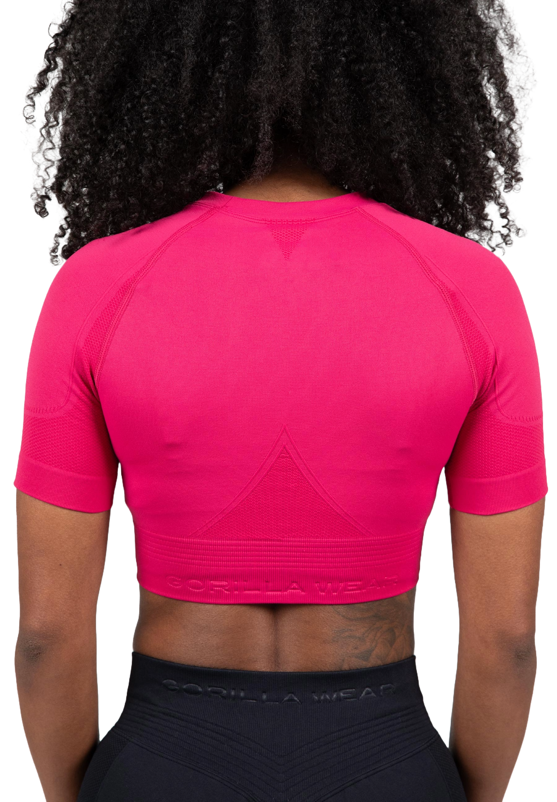 Whitney Seamless Crop Top, pink - 7