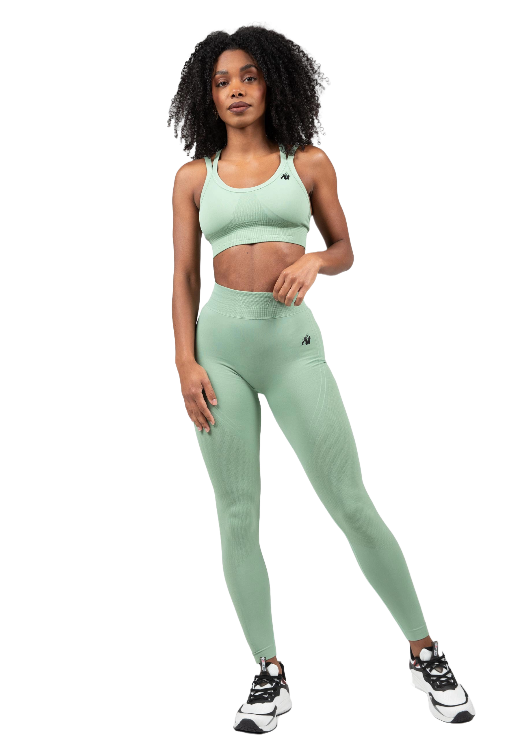 Whitney Seamless Leggings, green - 4