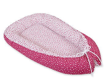 Babynest Bobono Cocoon Premium Wine red stars