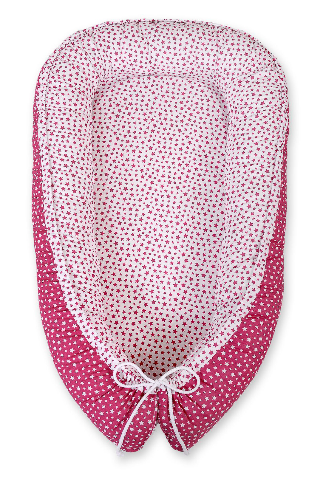 Babynest Bobono Cocoon Premium Wine red stars