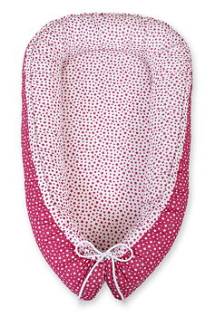 Babynest Bobono Cocoon Premium Wine red stars