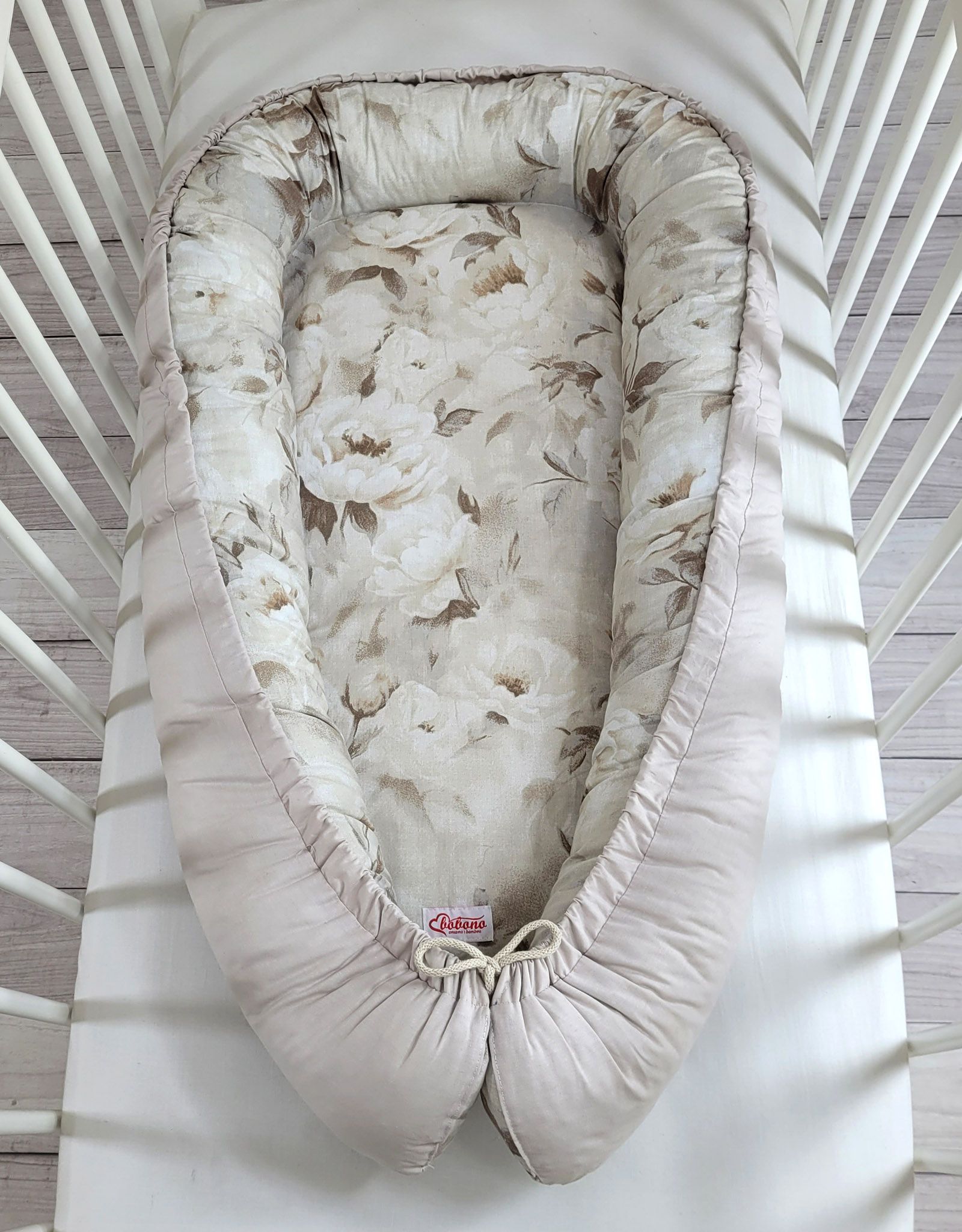 Babynest Bobono Cocoon Premium Peonies - 3